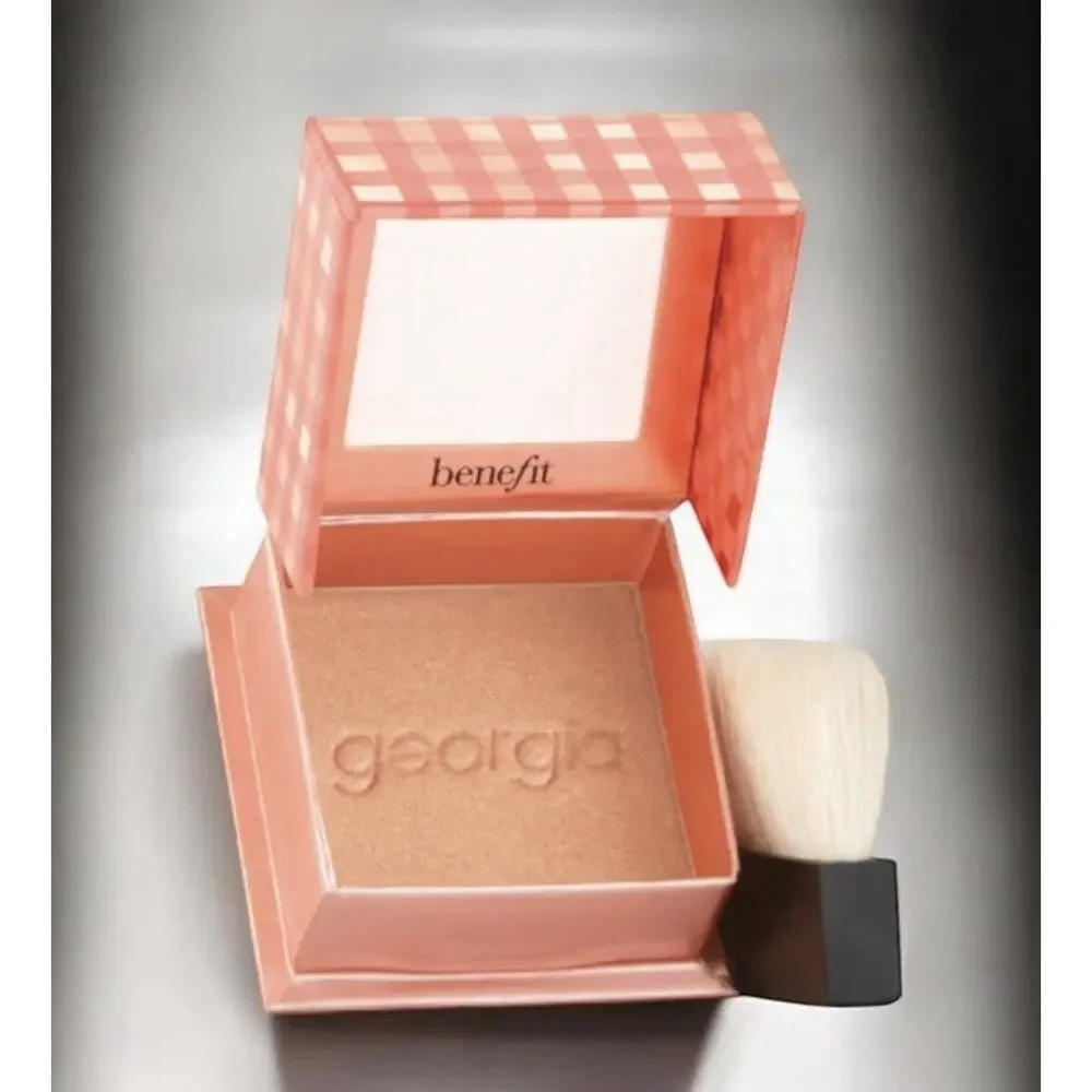 BENEFIT Powder Blush GEORGIA (golden peach) .28 Oz / 8 g / FULL SIZE - Picture 2 of 3